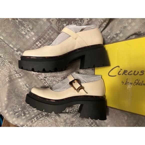 Sam Edelman Nellie Patent Leather Mary Jane Women's 10.5 Circus NWB - Picture 2 of 5